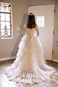 Image 3 of 1950s Lucky Clover Gown 