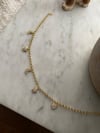 Moon Star Charm Anklet 