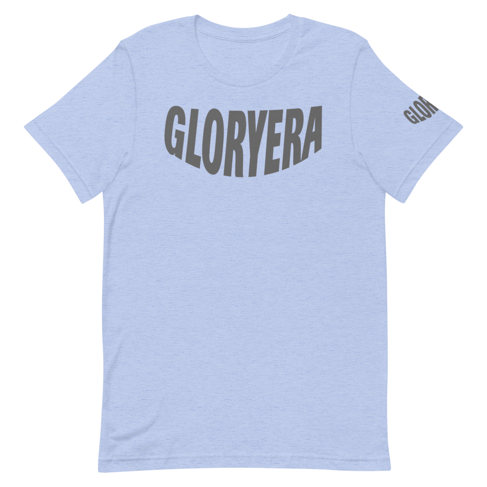Image of GLORYERA® CREW TEE (HEATHER LIGHT BLUE/GRAY)