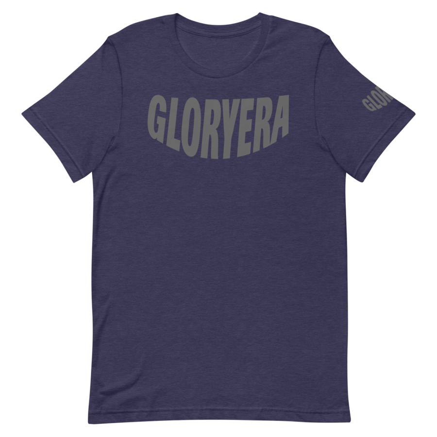 Image of GLORYERA® CREW TEE (HEATHER NAVY BLUE/GRAY)