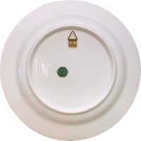 Image 4 of Eyeconic - Elizabeth Kitsch Face - Vintage French Porcelain Plate - #0765