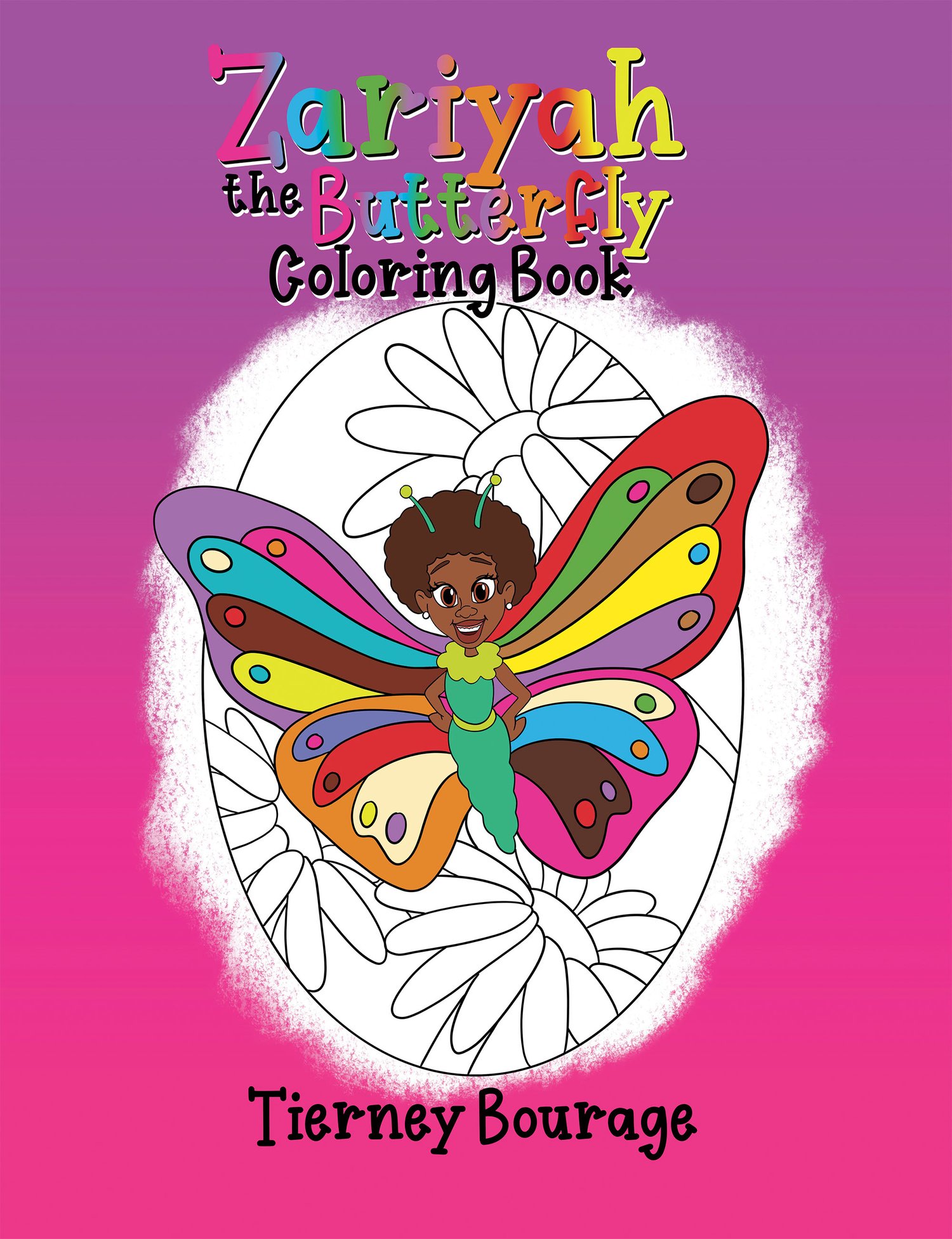 Image of Zariyah the Butterfly Coloring 