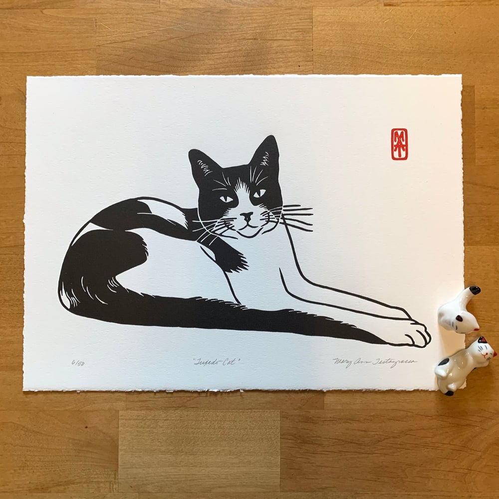 Image of Tuxedo Cat 