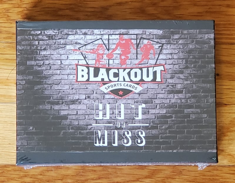 Blackout Sports Cards Hit or Miss BLACKOUTSPORTSCARDS