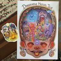 “DMT” a4 print + sticker 