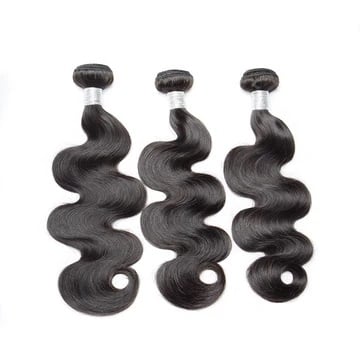 Image of  Natural Color Body Wave Bundles-9A Hair Weave 3PCS 100% Virgin Hair