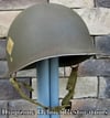 WWII 101st M2 Dbale Airborne Helmet 501st PIR Paratrooper Front Seam NCO