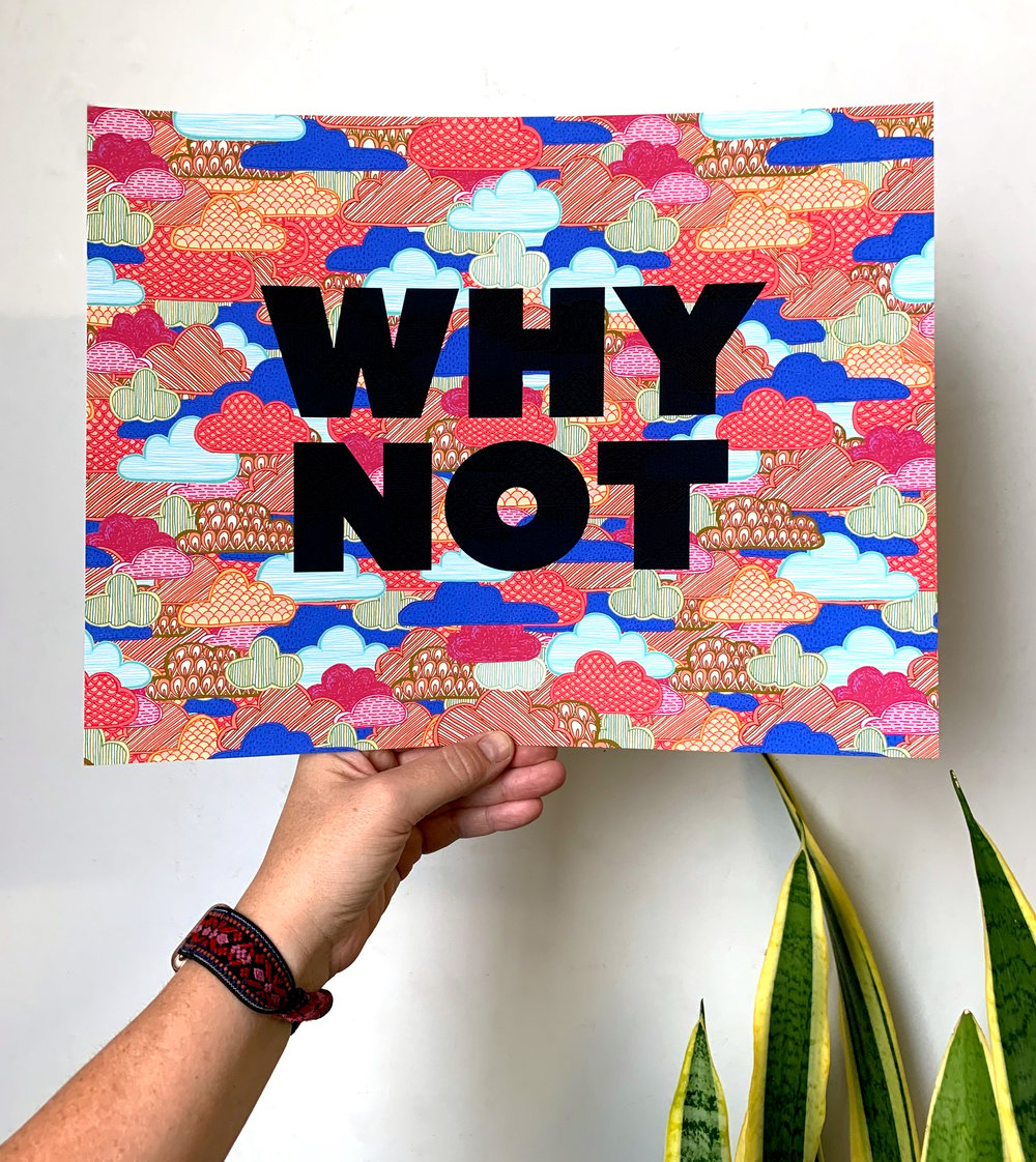 Why Not - 11 x 14 print
