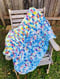 Image of Chunky Crocheted Blanket 'Colour Me Happy'
