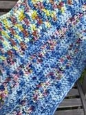 Chunky Crocheted Blanket 'Colour Me Happy'