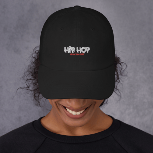 Image of CLASSIC DAD HAT - YUPOONG 6245CM WITH THE OFFICIAL HIP HOP MOVEMENT LOGO