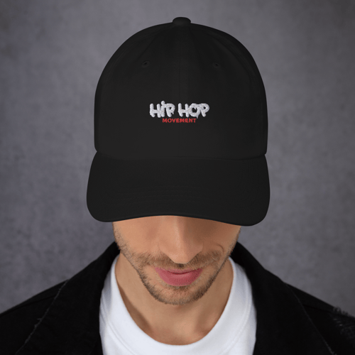 Image of CLASSIC DAD HAT - YUPOONG 6245CM WITH THE OFFICIAL HIP HOP MOVEMENT LOGO