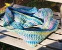 Into the Blue Crocheted Cowl 