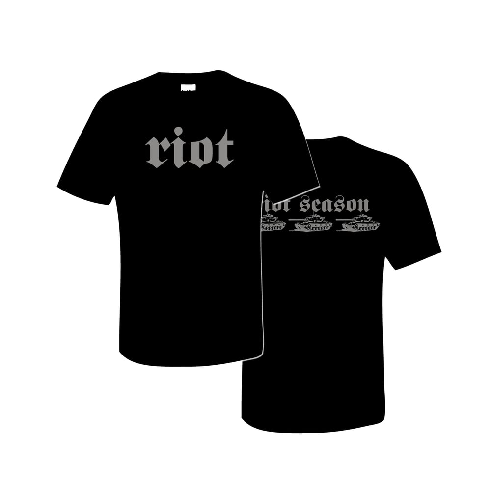 RIOT SEASON 'Riot' T-Shirt (Mens Black)