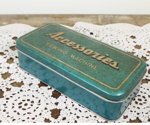 Image of Vintage "Accessories" Sewing Tin