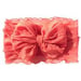 Image of Ruffle 6 Inch Bow Headbands- 8 Color Choices