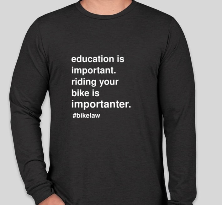 Image of Bike Law ED - UNISEX Long Sleeve T-Shirt