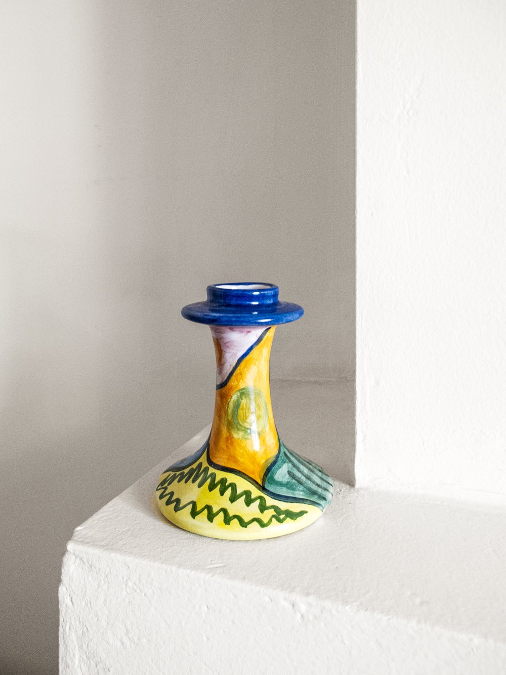 Image of pottery candle stick