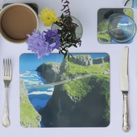 Image 1 of Carrick a rede Rope Bridge placemat