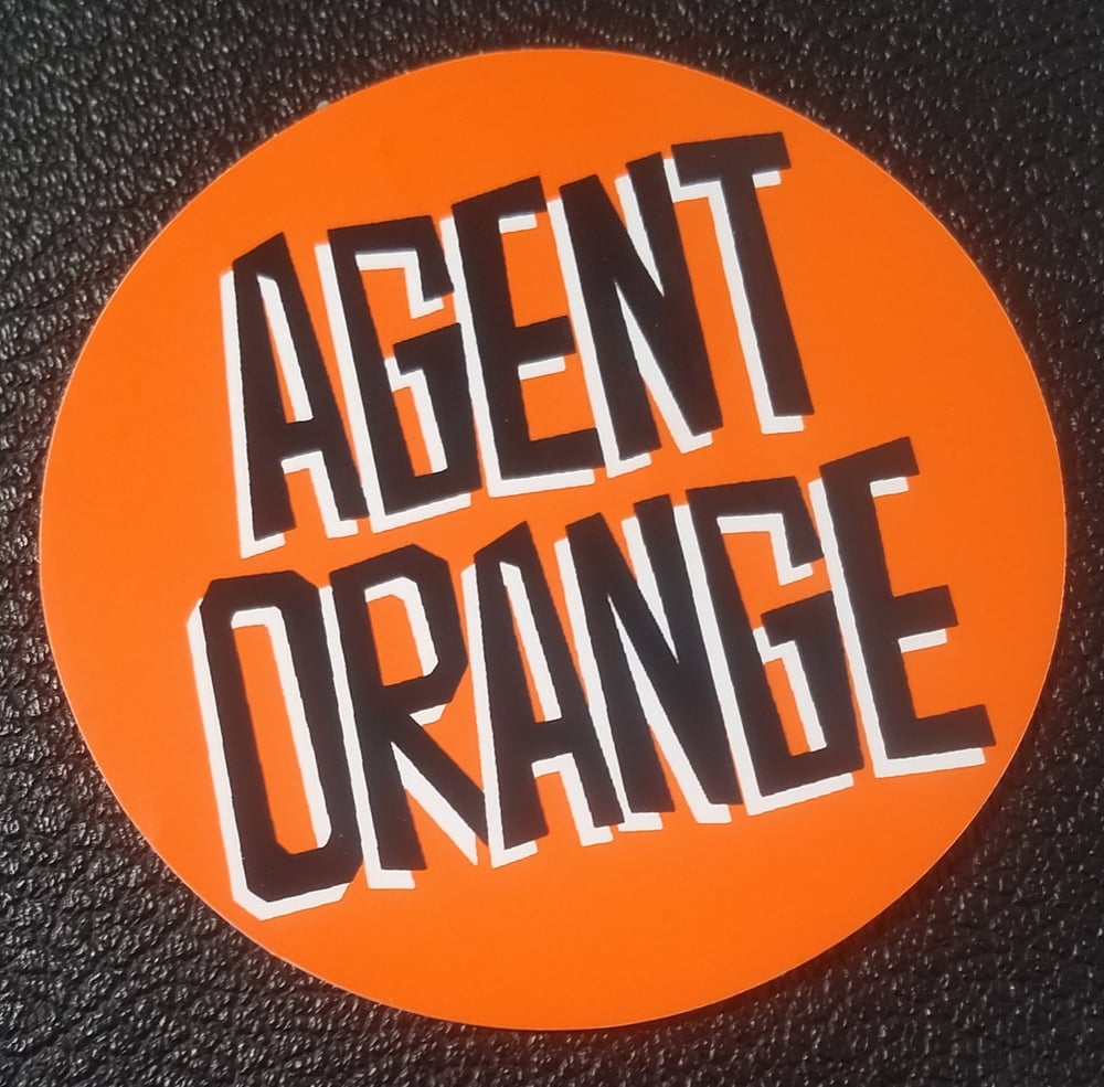 Agent Orange Store Classic Logo Round Sticker Agent Orange Store Classic Logo Round Sticker
