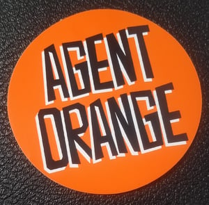 Image of AGENT ORANGE - Classic Logo Round Sticker