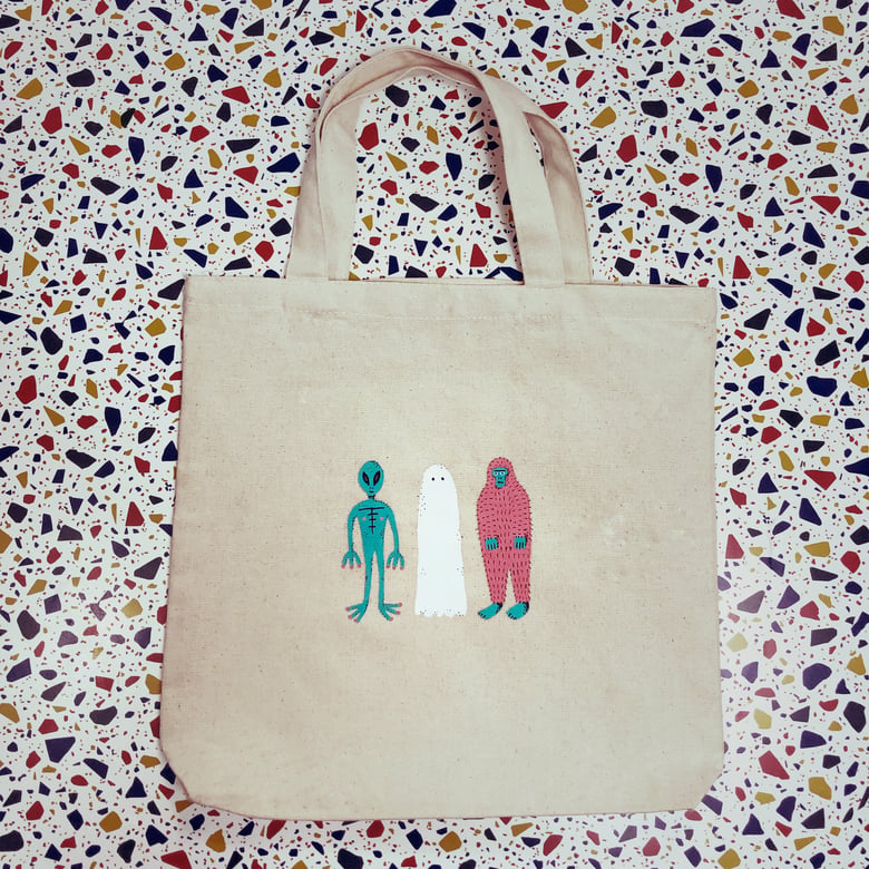 Image of "Legends, Divas, and Icons" tote bag (HAND PAINTED)