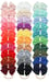 Image of 4.5 inch Waffle Bow Nylon Headbands - 30 Color Choices