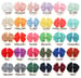 Image of 4.5 inch Waffle Bow Nylon Headbands - 30 Color Choices