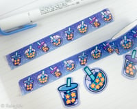 Image 2 of [Clearance] Galaxy Boba Washi Tape