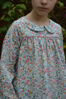 Image 5 of Blouse liberty betsy porcelaine col claudine