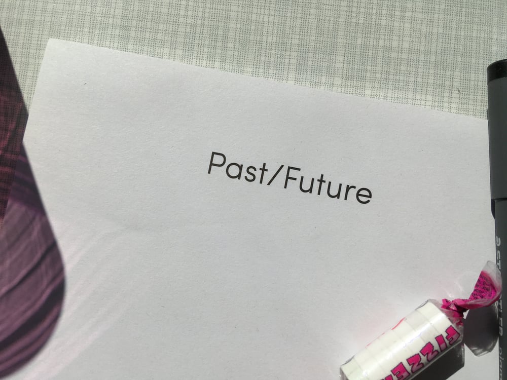 Image of Notepad „Past/Future“