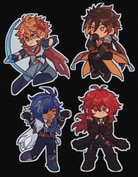 GENSHIN | da boys charms