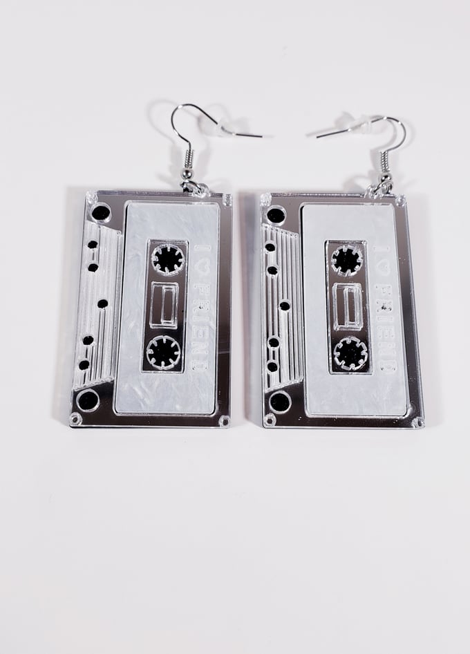 Image of Cassette Tape Earrings