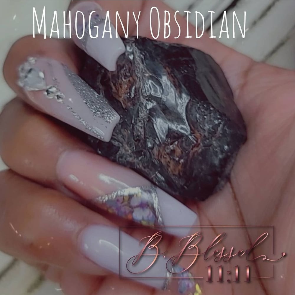 Image of Raw Mahogany Obsidian