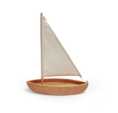 Image of Wooden Toy Boat