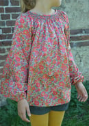 Image 1 of Blouse à smocks betsy fluo thé manches longues