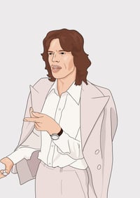 Mick Jagger Print