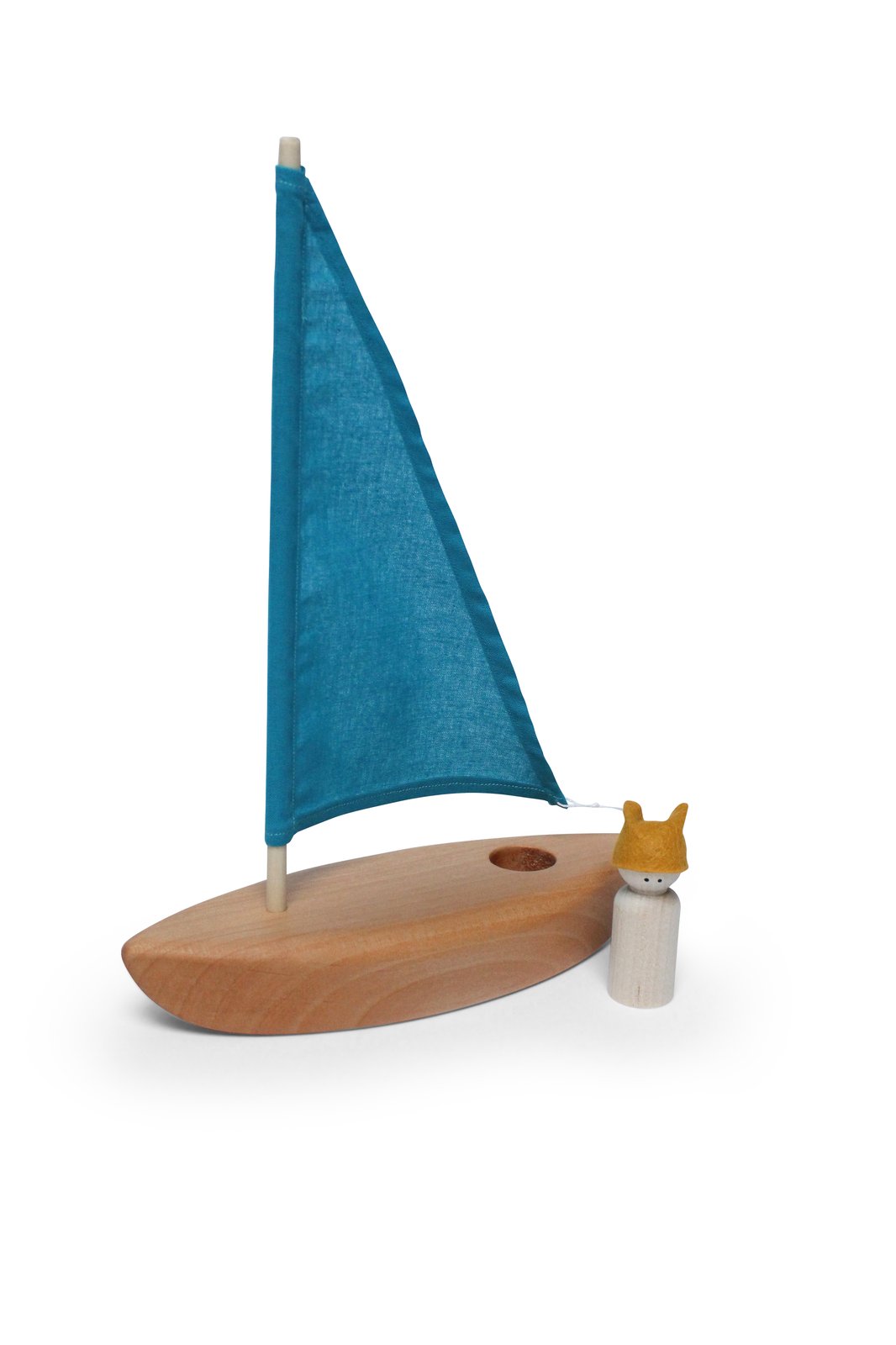 Wooden sailing cheap boat toy