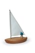 Wooden Sailboat and Sailor Image 4