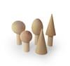 Wooden Tree Playset Natural