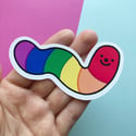 Worm Pride Stickers