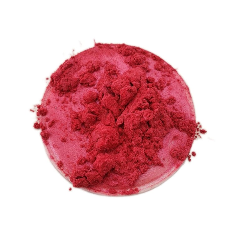 Scarlet Red - Shimmer Mica Powder