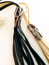 Image 2 of Cholla cactus fringe necklace CCFN-1004