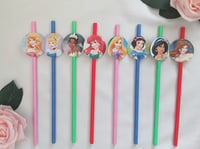 Image 2 of 8 Disney Princess Straws,Disney Princess Party Straws,Disney Princess Drinking Straws,Disney Princes