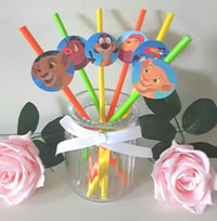 Image 1 of 6 Lion King Party Straws,Lion King Drinking Straws,Lion King Table Decor