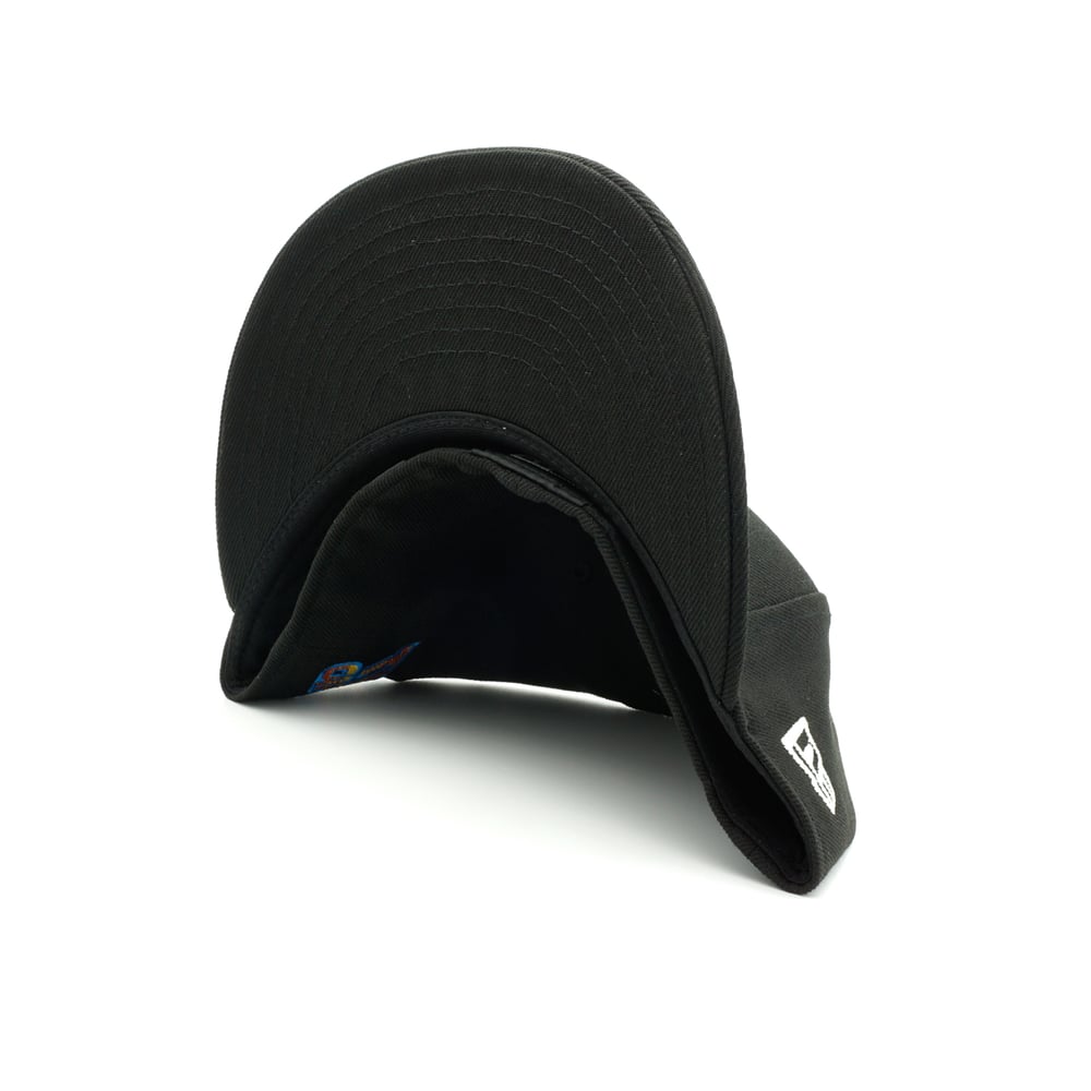 Escaping the Pit Custom Fitted cap BLACK