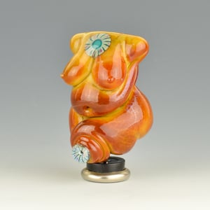 Image of XXL. Ghee Mother Goddess - Flamework Glass Sculpture