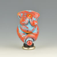 Image 1 of XL. Curvy Mother Fire Goddess - Flamework Glass Sculpture Bead