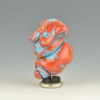 Image 3 of XL. Curvy Mother Fire Goddess - Flamework Glass Sculpture Bead