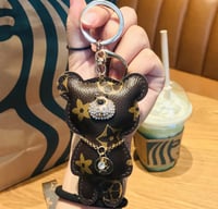 Brown “Z” Bear Keychain